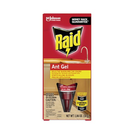 Raid Ant Gel, 1.06 oz, Tube, PK8 697326